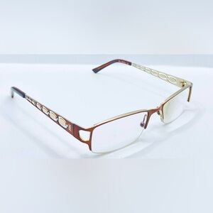 Helium-Paris 4161 Bronze Oval Sunglasses Frames Only